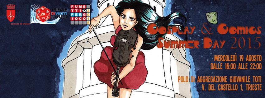 Rinfresco del Mosaico al Cosplay & Comics Summer Day 2015 - Ricreatorio Toti Trieste
